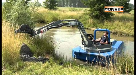 conver c550 compact amphibious excavator price|Conver C550 .